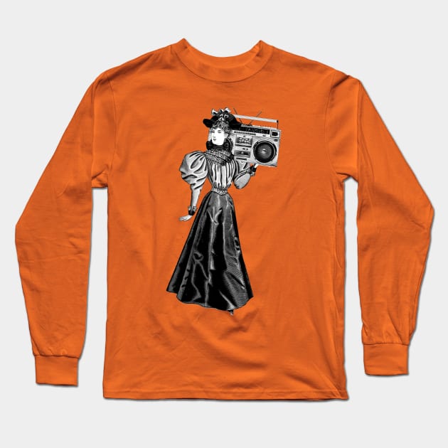 Lady Boombox Long Sleeve T-Shirt by Pop Fan Shop